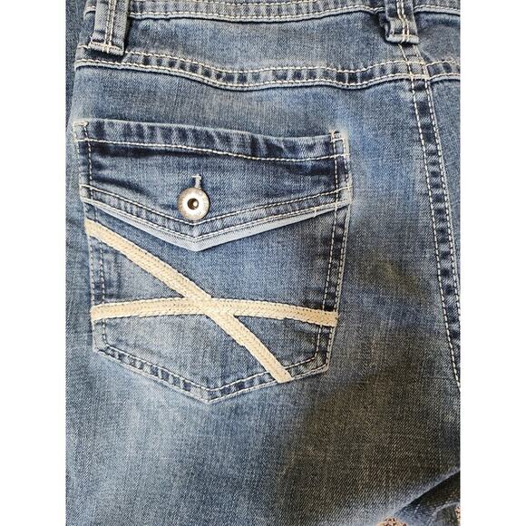 TK AXLE Men's Blue Denim Jeans Slim Boot Fit 34x32 - Picture 5 of 7